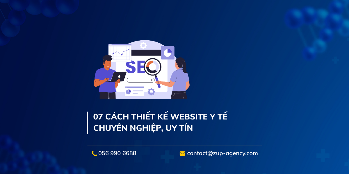 7 cách thiết kế website y tế chuyên nghiệp, uy tín
