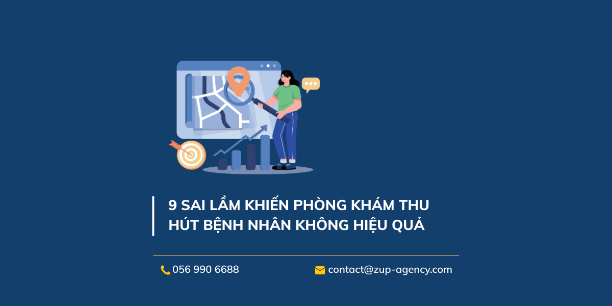 9 sai lầm khiến phòng khám thu hút bệnh nhân không hiệu quả