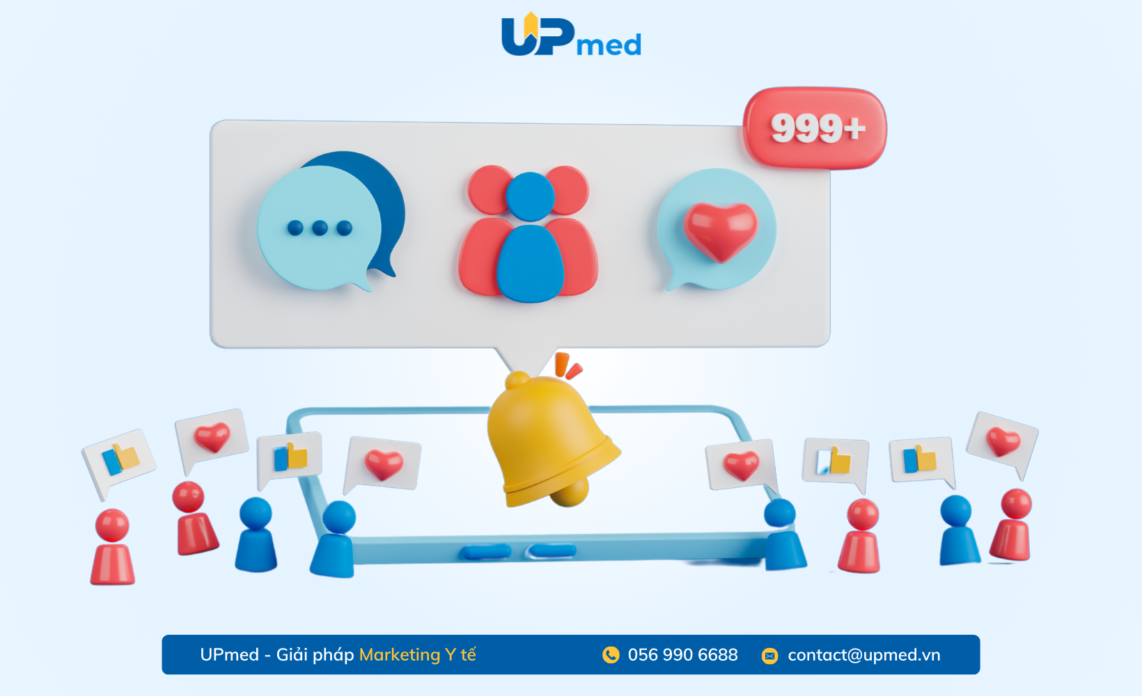 Giải pháp thiết kế website bệnh viện trọn gói, uy tín UPmed