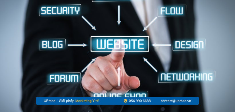 Giải pháp thiết kế website phòng khám trọn gói, uy tín từ UPmed