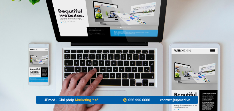 Giải pháp thiết kế website phòng khám trọn gói, uy tín từ UPmed