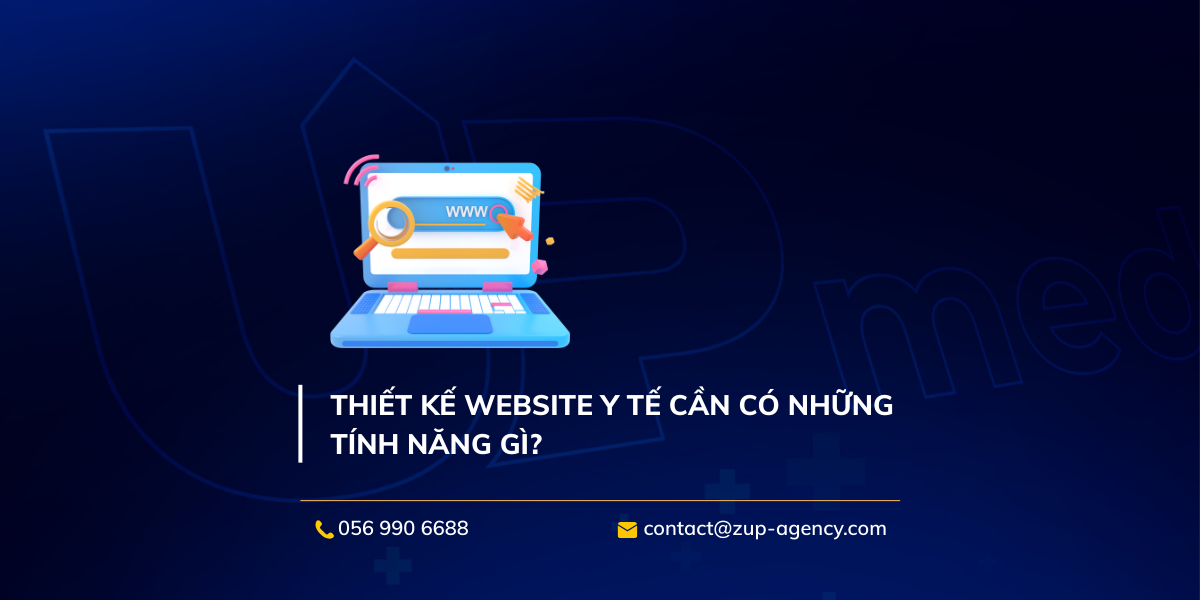 Thiết kế website y tế cần có những tính năng gì?