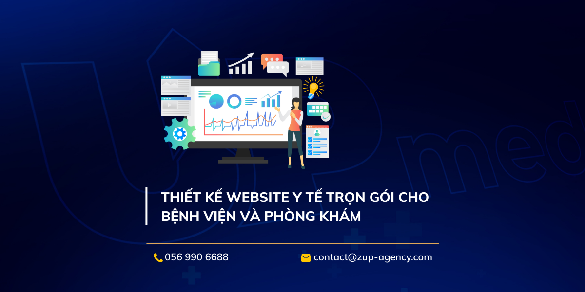 Thiết kế website y tế trọn gói cho Bệnh viện và Phòng khám