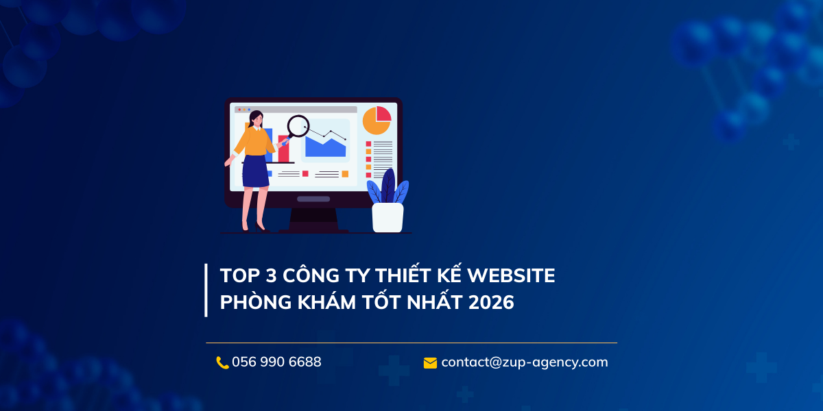 Top 3 công ty thiết kế website phòng khám tốt nhất 2025