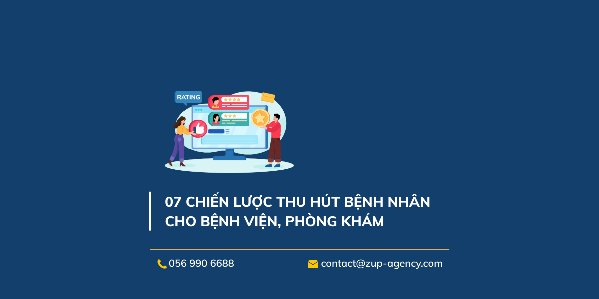 07 chiến lược thu hút bệnh nhân cho bệnh viện, phòng khám