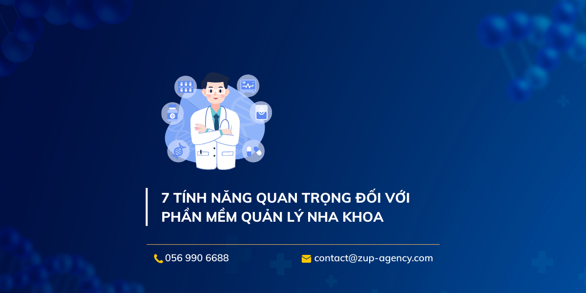 7 tính năng quan trọng đối với phần mềm quản lý nha khoa