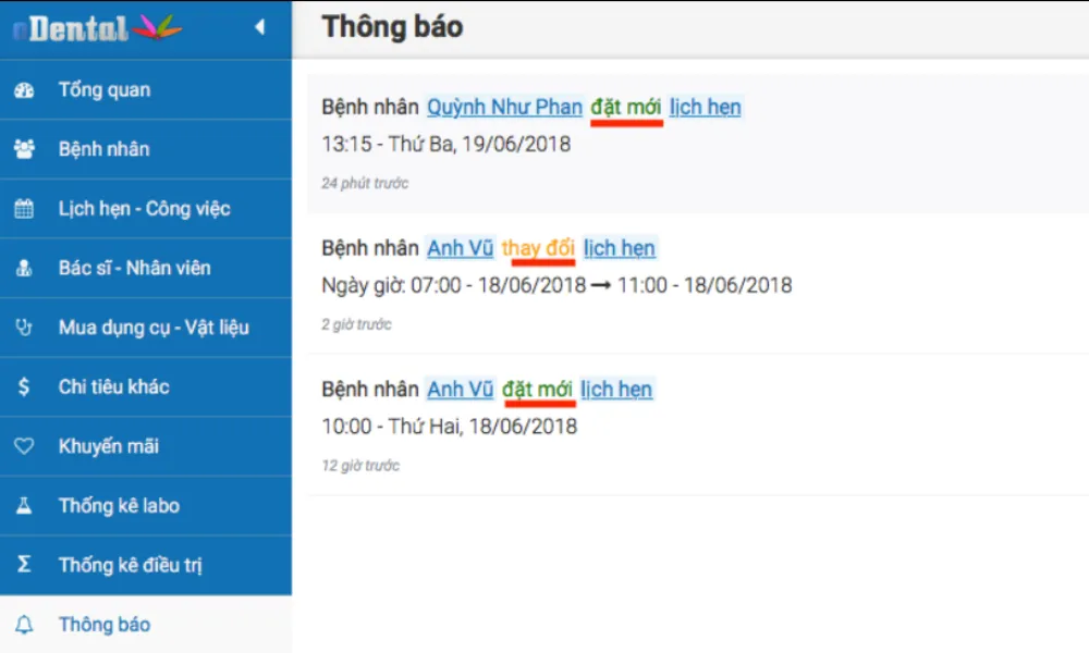 Phần mềm quản lý nha khoa Odental