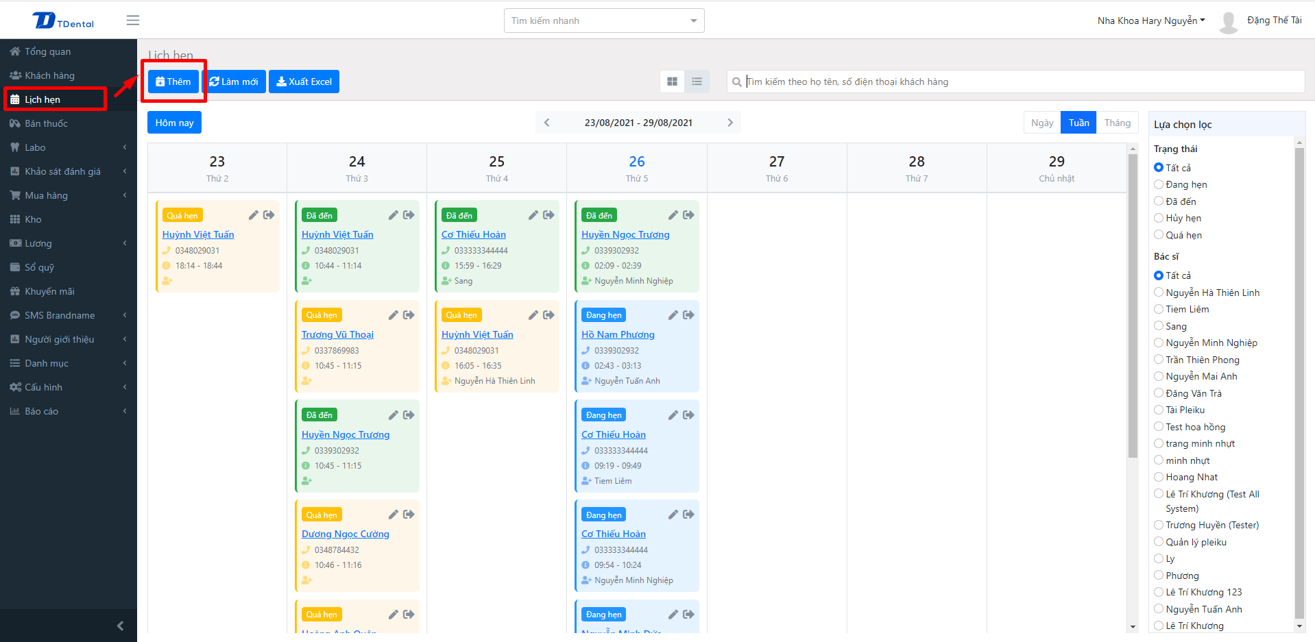 Phần mềm quản lý nha khoa TDental