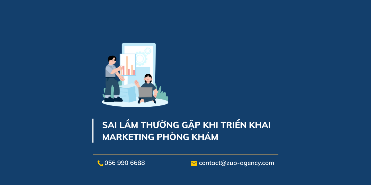 Sai lầm thường gặp khi triển khai Marketing phòng khám