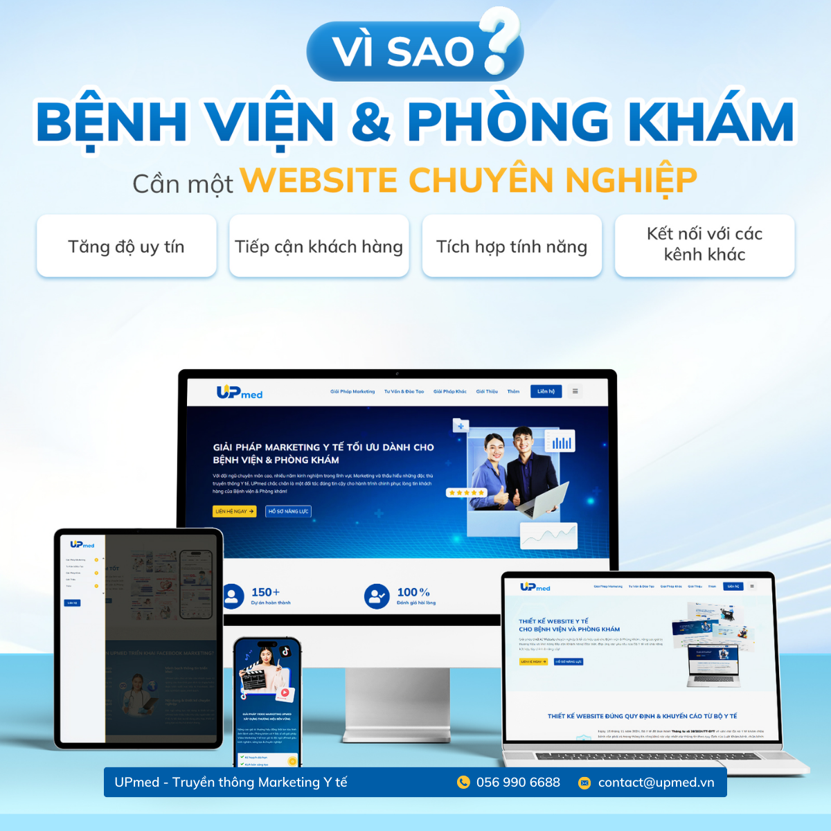 Thiết kế website y tế: Giải pháp xây dựng thương hiệu bền vững
