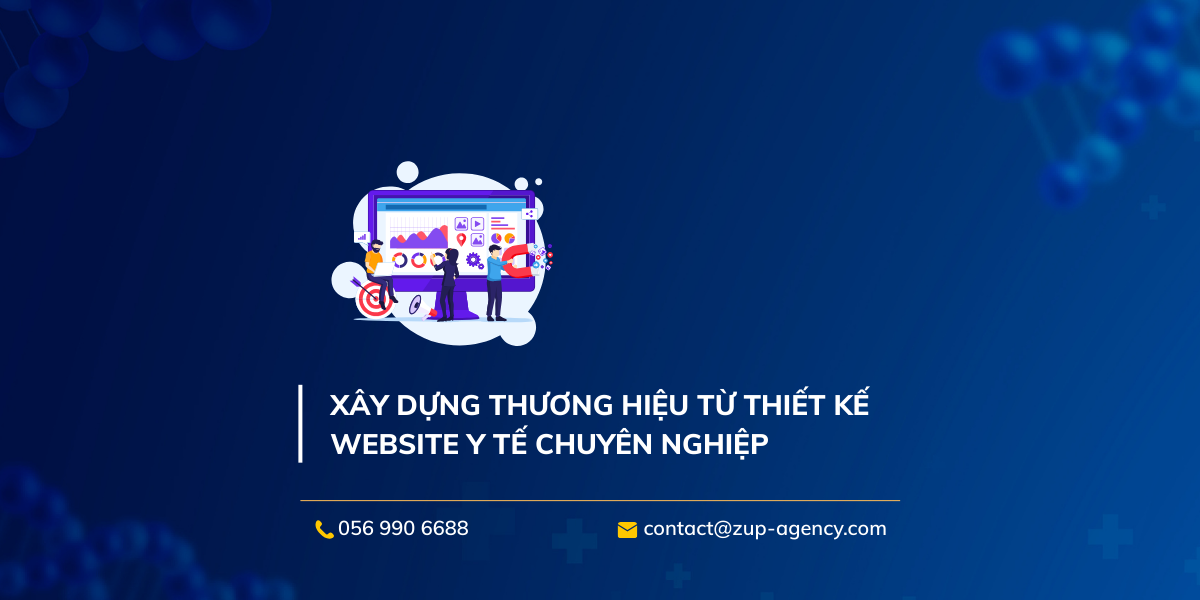 Xây dựng thương hiệu từ thiết kế website y tế chuyên nghiệp