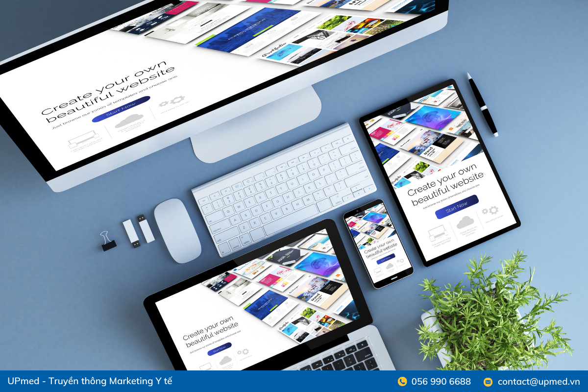 Xây dựng thương hiệu từ thiết kế website y tế chuyên nghiệp